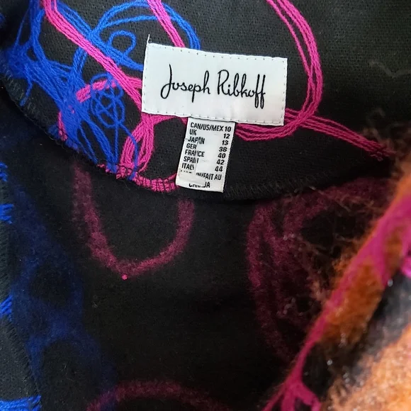 Joseph Ribkoff Textured Swing Jacket - Picture 6 of 8